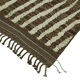 Tapis en laine brun fait main, unique en son genre, 286 cm x 370 cm.