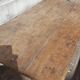 Raw wood farm table coffee table