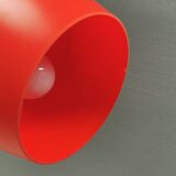Hanging lamp in double layer glass, Danish from the 1970s-80s.