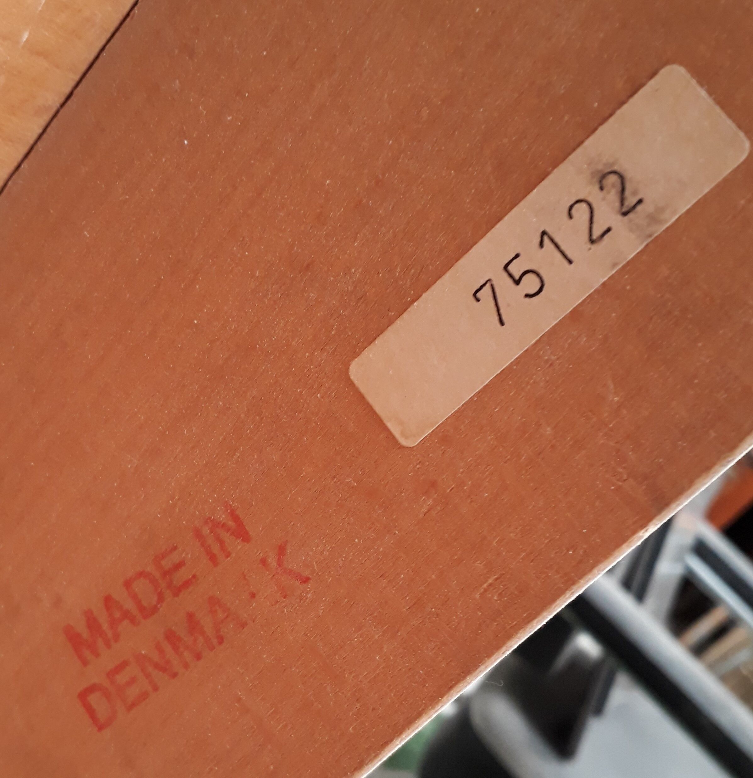 Danish oval table oval 160x120cm, 1975