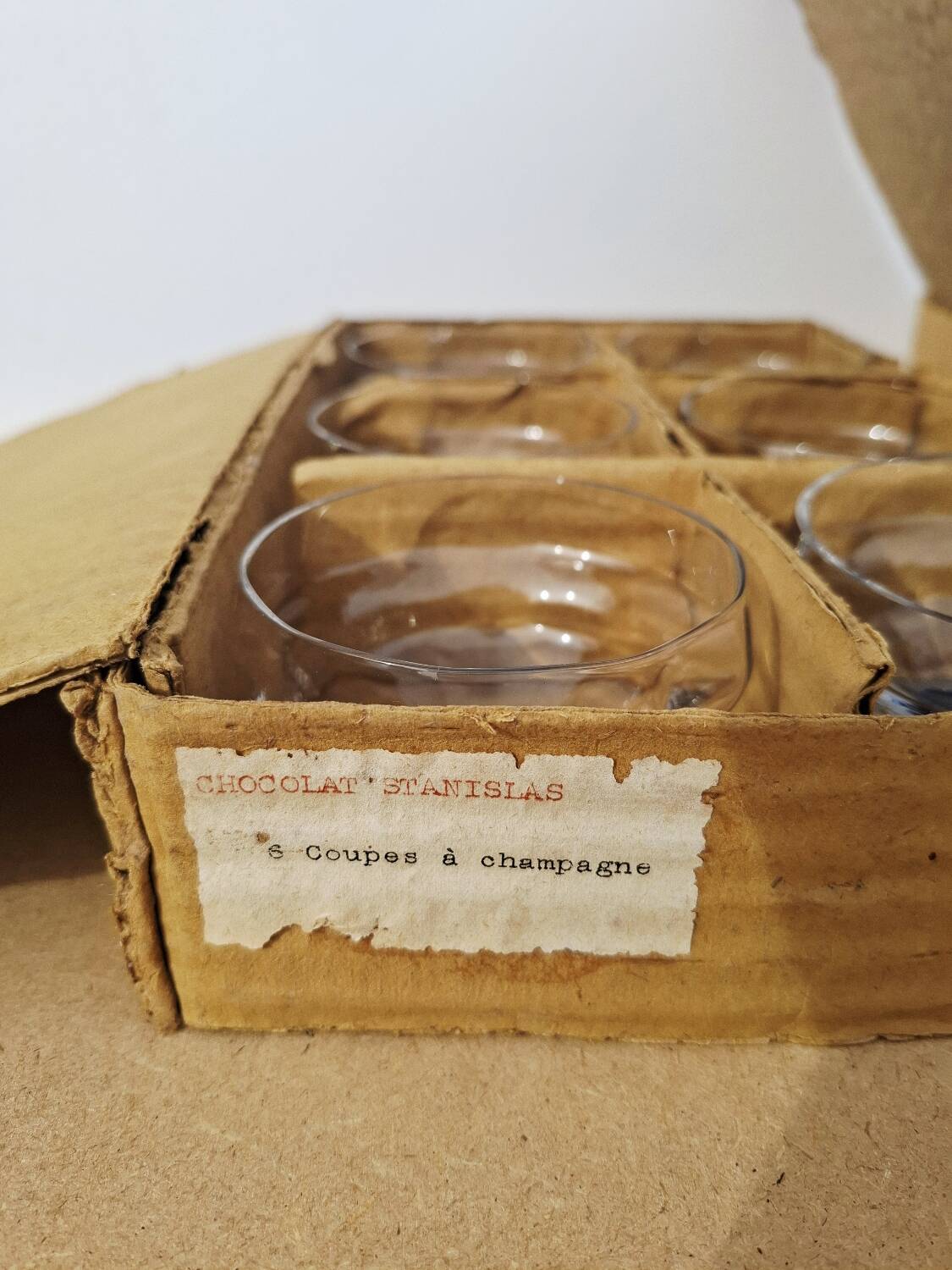 12 champagne coupes 1930