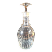 Titre : Grande Carafe Géorgienne en Cristal – Col à 3 Anneaux & Bouchon Cha