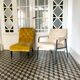 Vintage skai heater chair