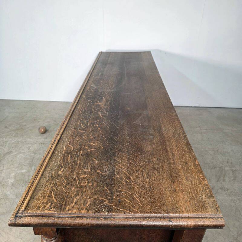 Large oak drawer unit from a haberdashery around 1900.