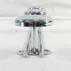 Coat rack has 3 pastes in chromed metal vintage