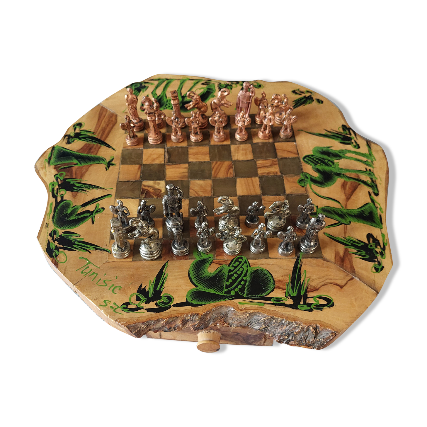 Wooden chess game