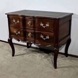 Sauteuse Commode in Amaranth and Mahogany, Louis XV – 18th Century
