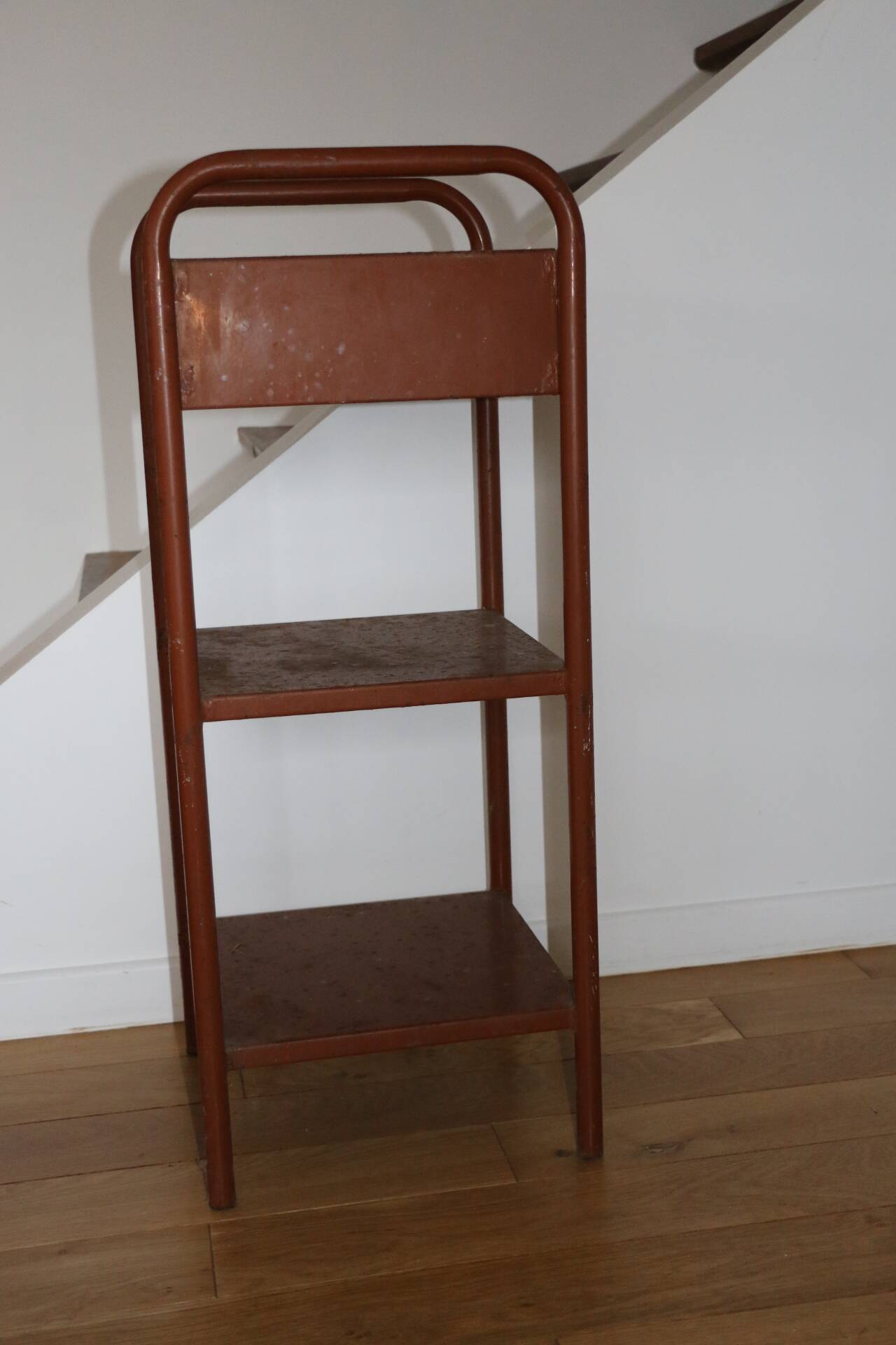 Paire de chevets d’internat métal 1960