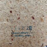 Mirror shape free 50s silver metal