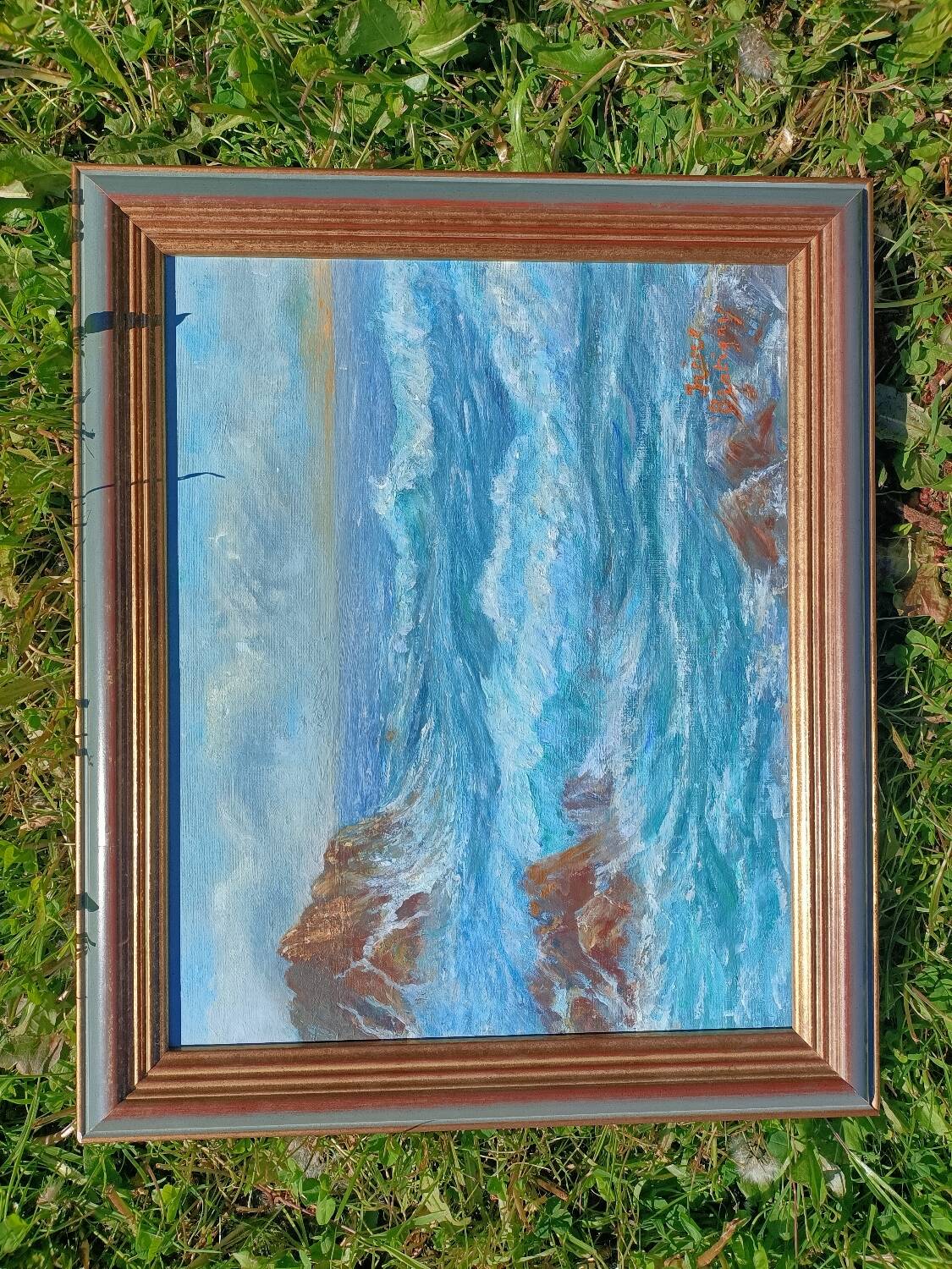 Painting/Canvas Rough Sea