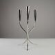 Silver-plated candelabra by Gunnar Ander for Ystad-Metall, Sweden 1960s