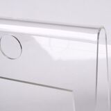 transparent plexiglass review door 1970