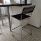 High stools Spaghetti dark gray design Giandomenico Belloti , edit by Alias