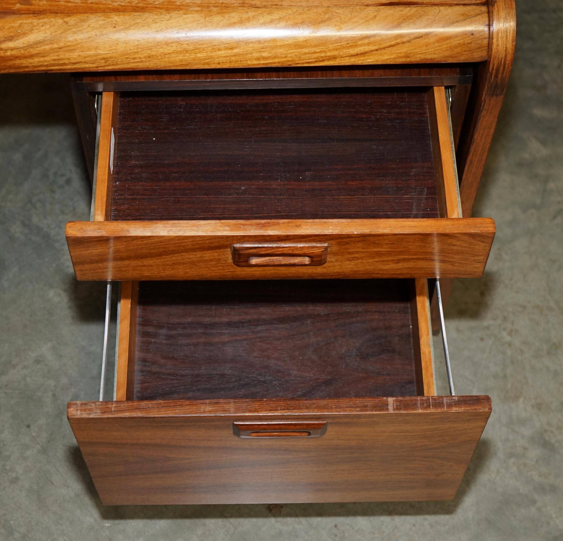 Left corner desk, Brazilian wood, mid-century Danish.