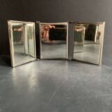 Miniature triptych mirror, illustration of the 1900 World's Fair