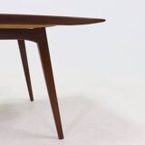 Extendable Teak Dining Table by Louis van Teeffelen for WeBe 1950s