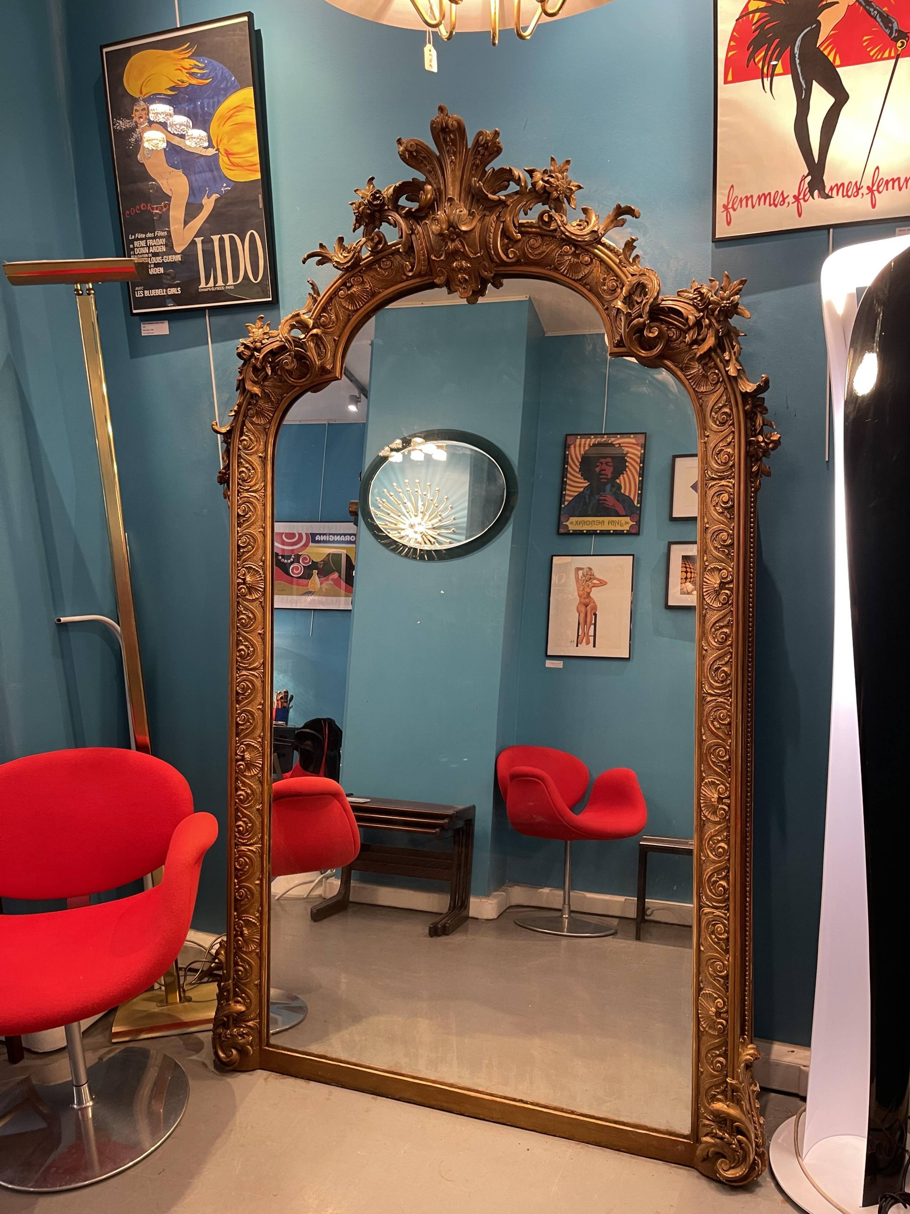 Grand miroir 19e