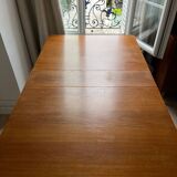 Scandinavian folding teak dining table