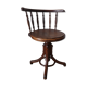 Fauteuil de bureau pivotant en bois années 20