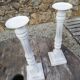 Wooden candle holder