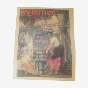 Old Saint Emilion poster