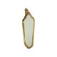 Mid Century Gold Baroque Mirror Crested Mirror Resin Acanthus