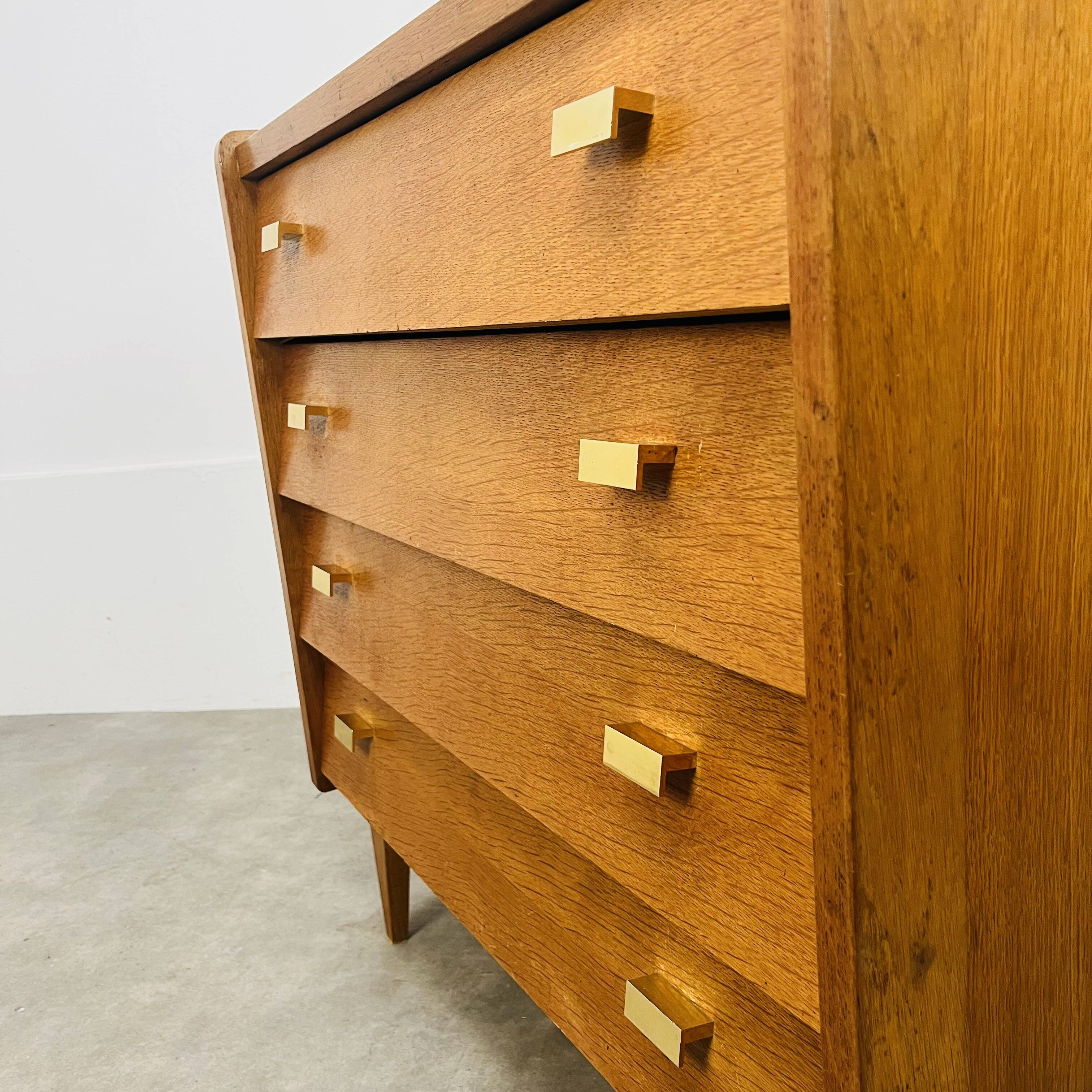 Commode vintage pieds compas