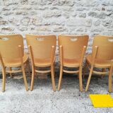 8 chairs bistro has high back 70 years