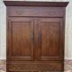 Armoire basse en chêne massif