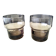 Pair of smoke-coloured glasses Mobil 1970s