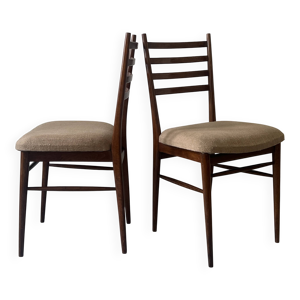 lot de 2 chaises en bois