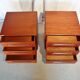 Pair of Scandinavian teak bedside tables G plan