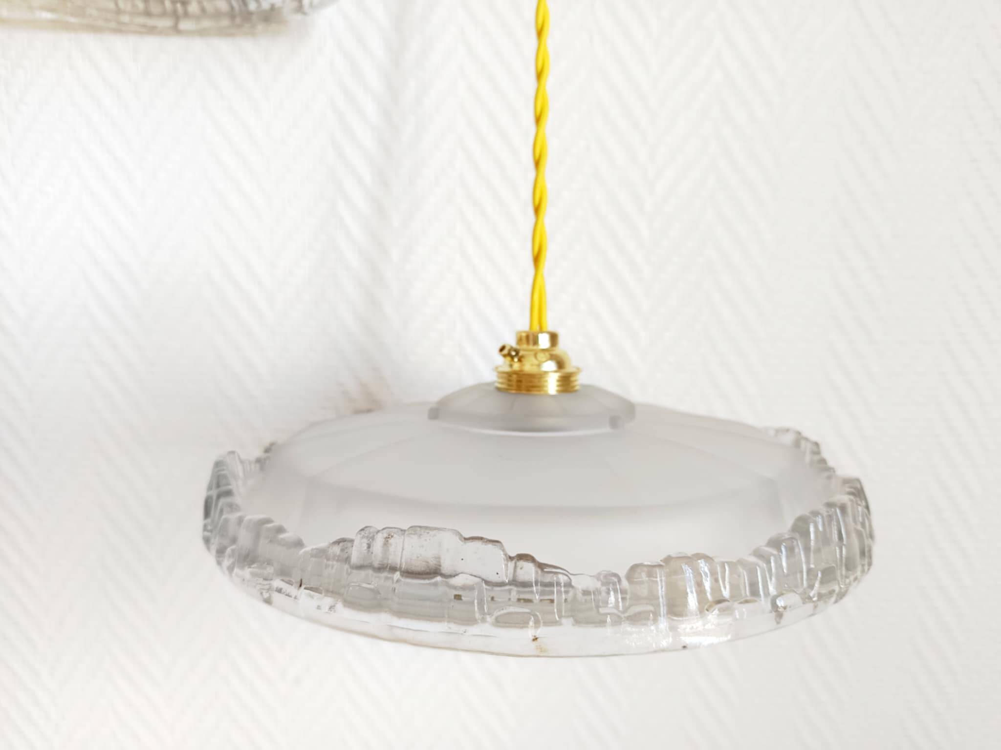 Pair of Ezan art deco pendant lights