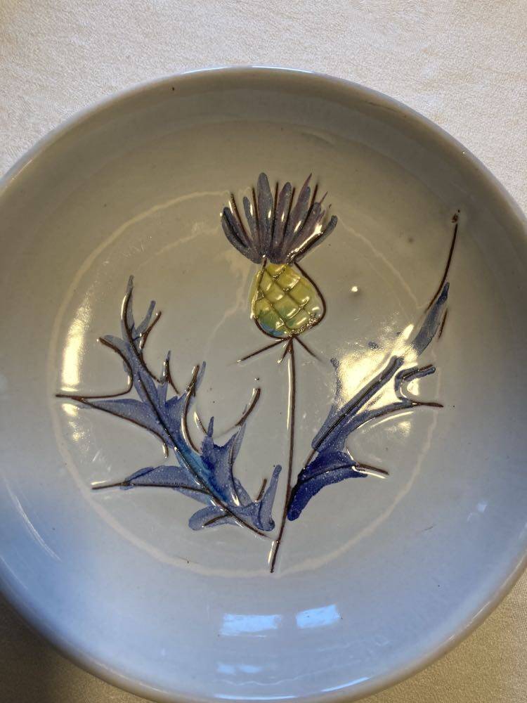 Vallauris thistle plates