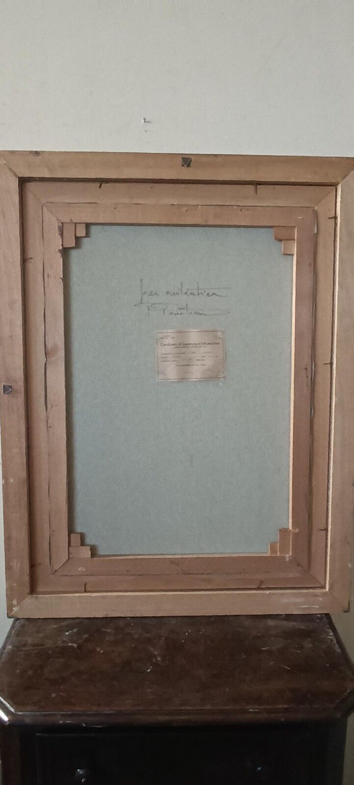 Oil painting on canvas portrait of a little girl - Pietro Pantino (1941-2020)