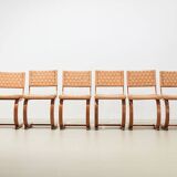 Bas van Pelt Rare Set of 6 Dining Chairs for My Home 1936
