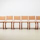 Bas van Pelt Rare Set of 6 Dining Chairs for My Home 1936