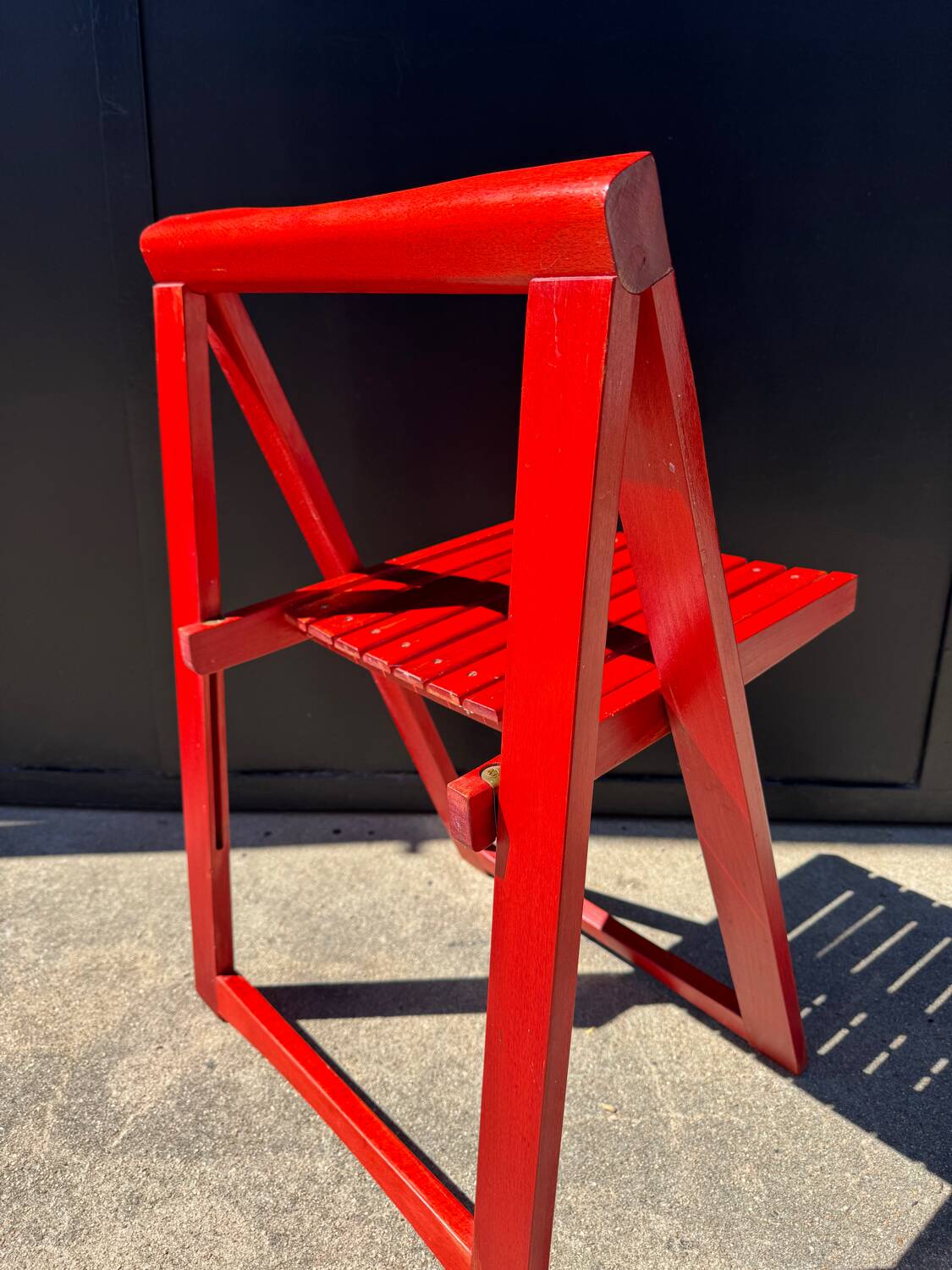 Aldo Jacober folding chairs from the 1970s.