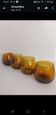 Set of amber glasses