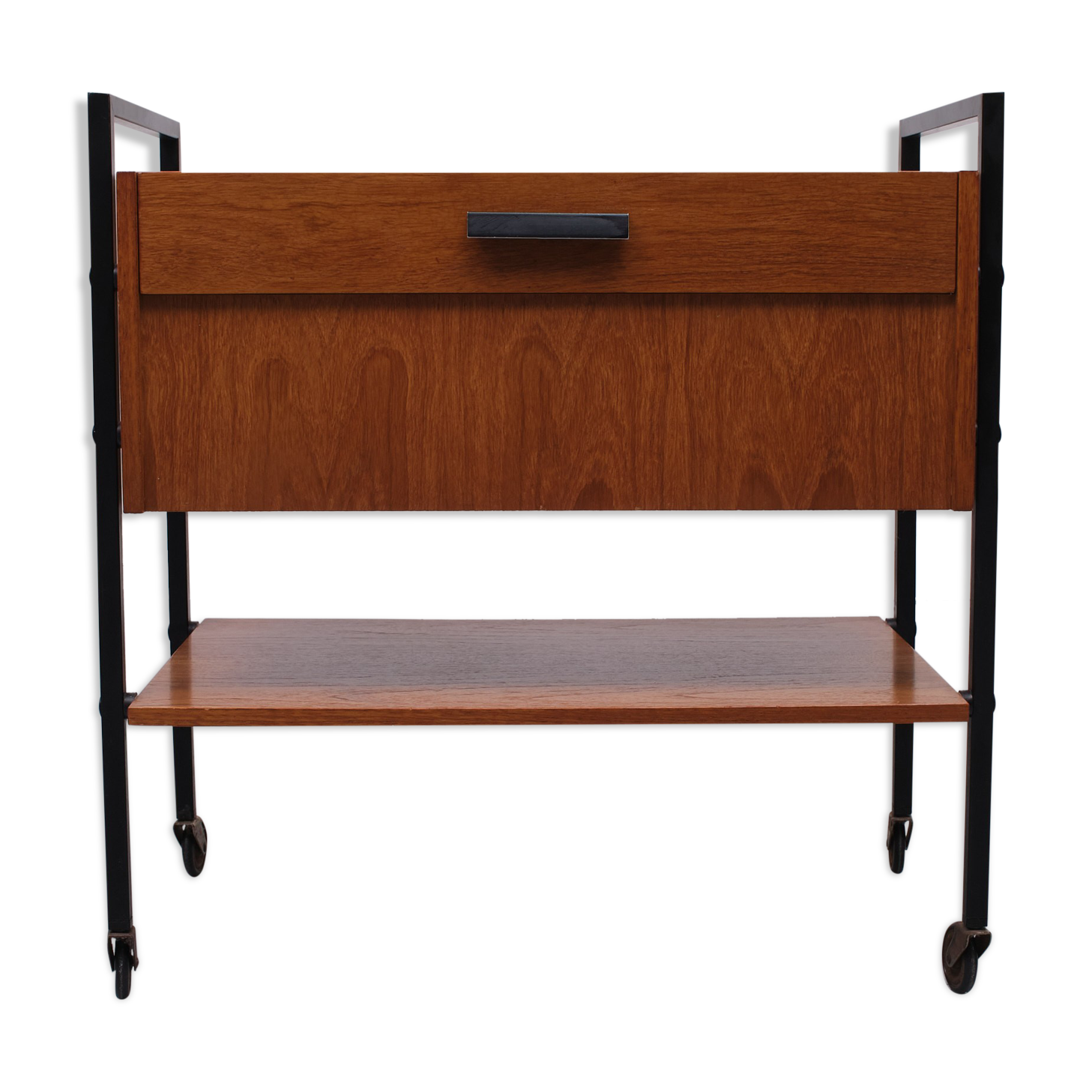 Teak sawing Trolly Dutch 1960s