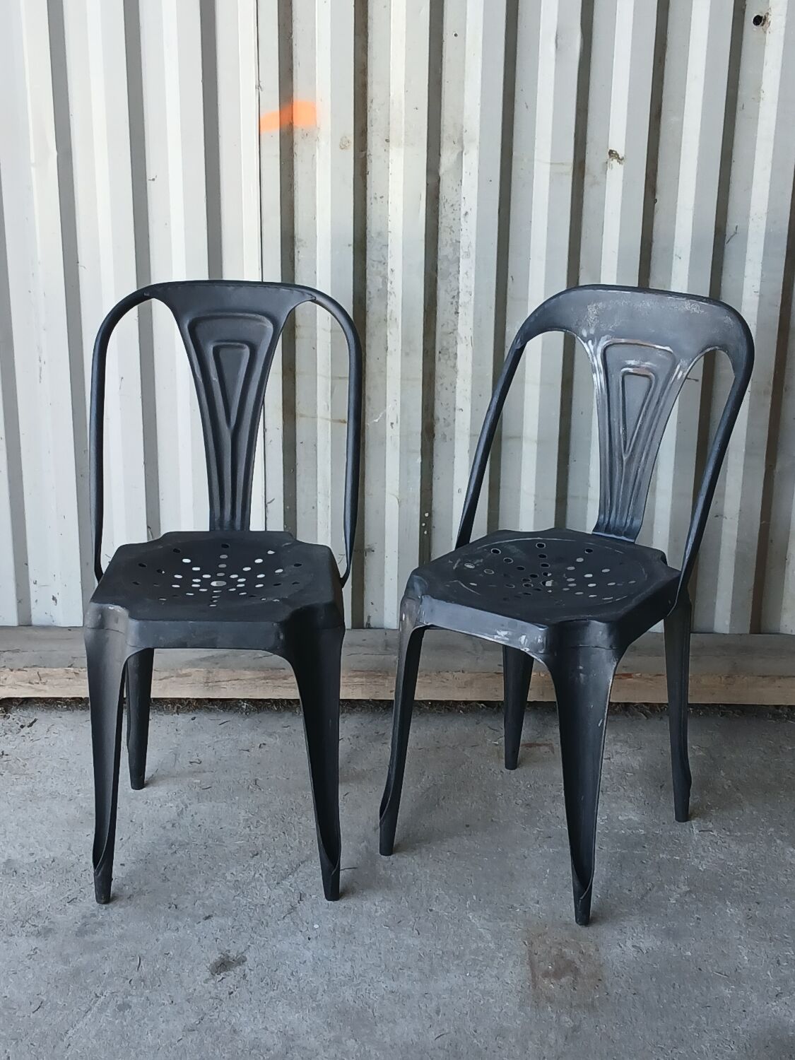 Pair of chairs by Joseph Mathieu for Mulipl’s