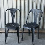 Pair of chairs by Joseph Mathieu for Mulipl’s