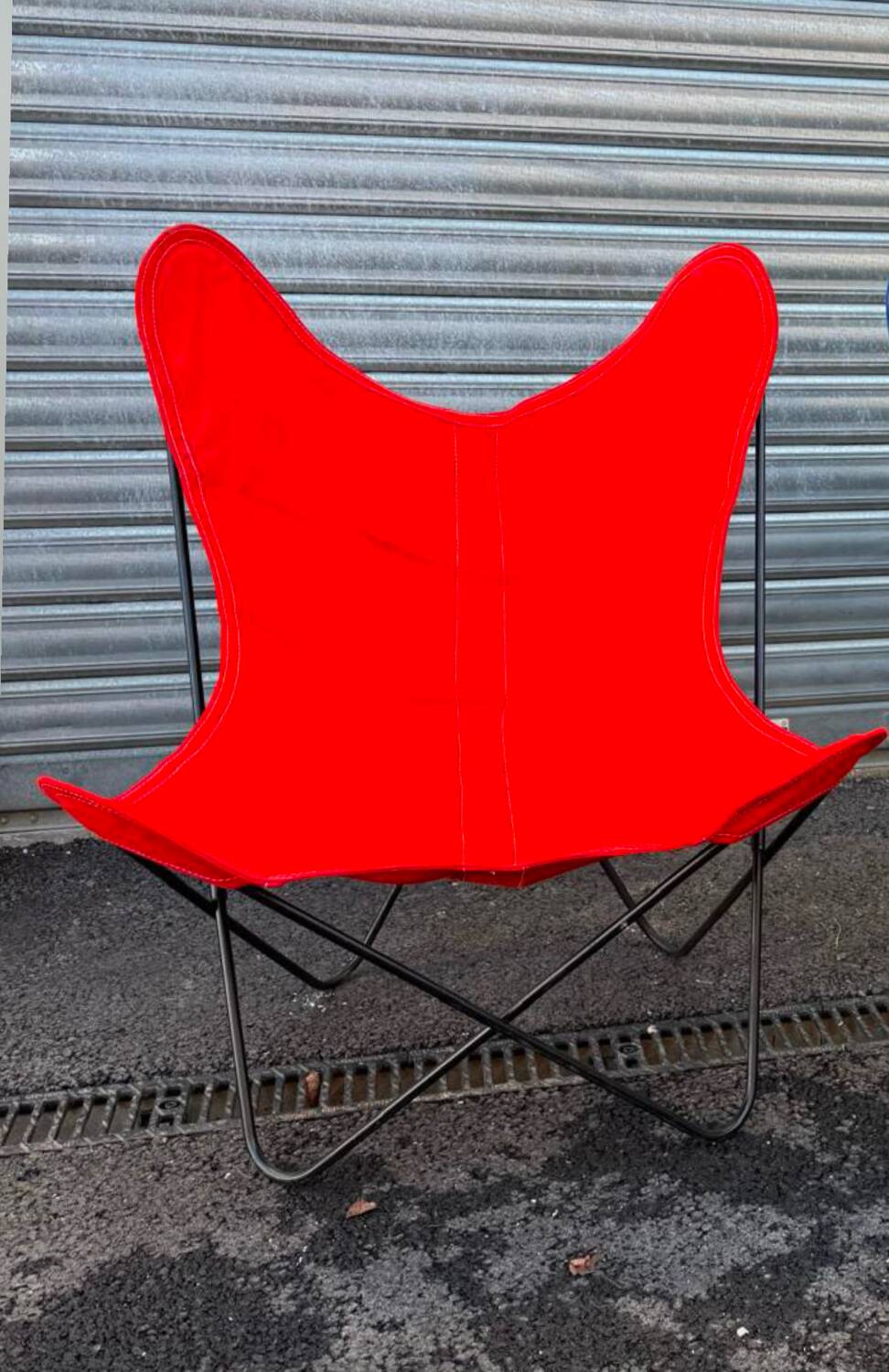 Vintage Butterfly BKF canvas and metal butterfly chair. 50s/60s
