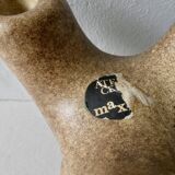 Ceramic chandelier organic form, Max Idlas, 60s