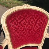 Pair of Louis XV convertible chairs