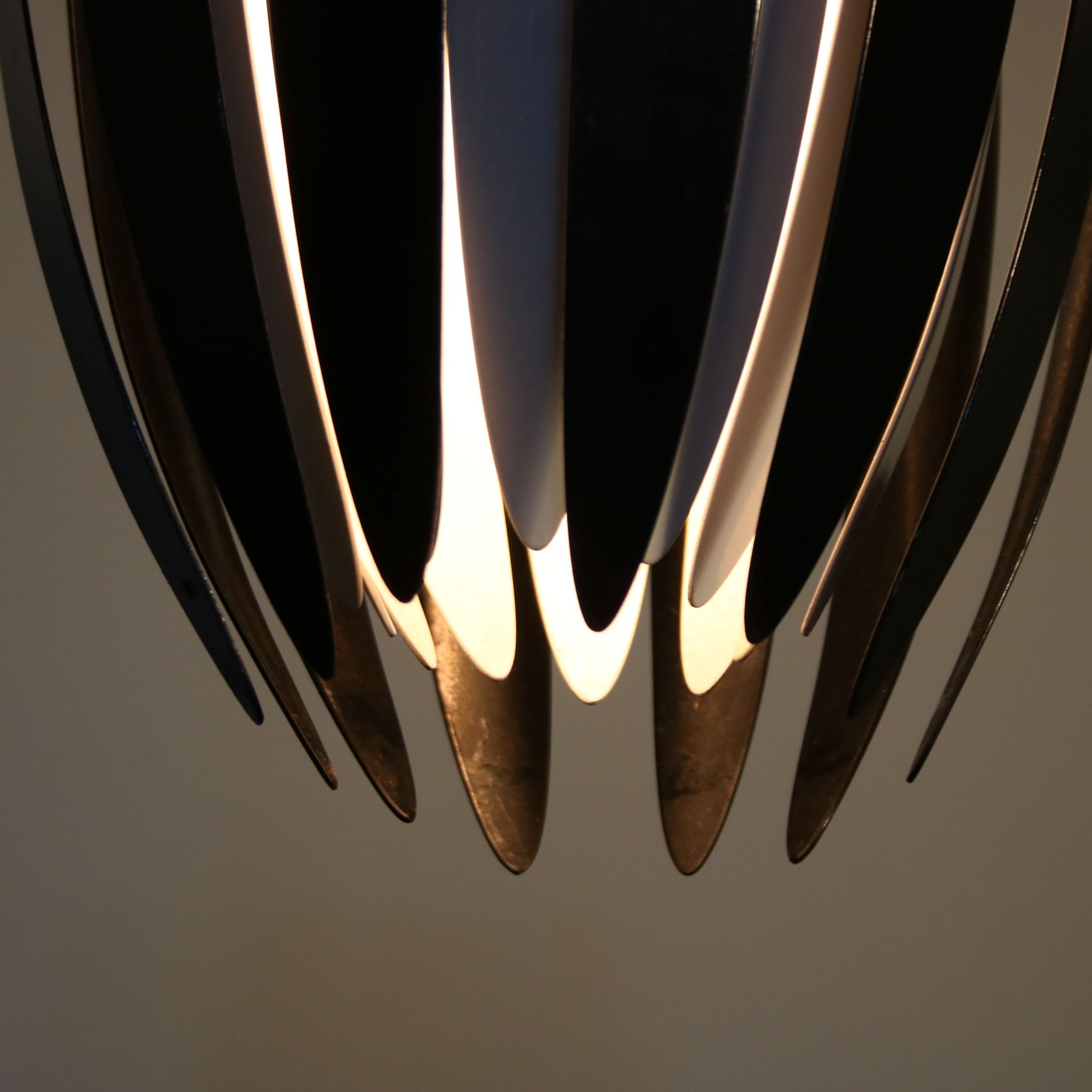 1980s “Jaws” Hanging lamp by Frandsen, Denmark