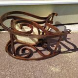Rocking-chair wood cannage