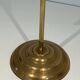 Neoclassical Brass Fire Tool Set with Arch and Ornate Balls.