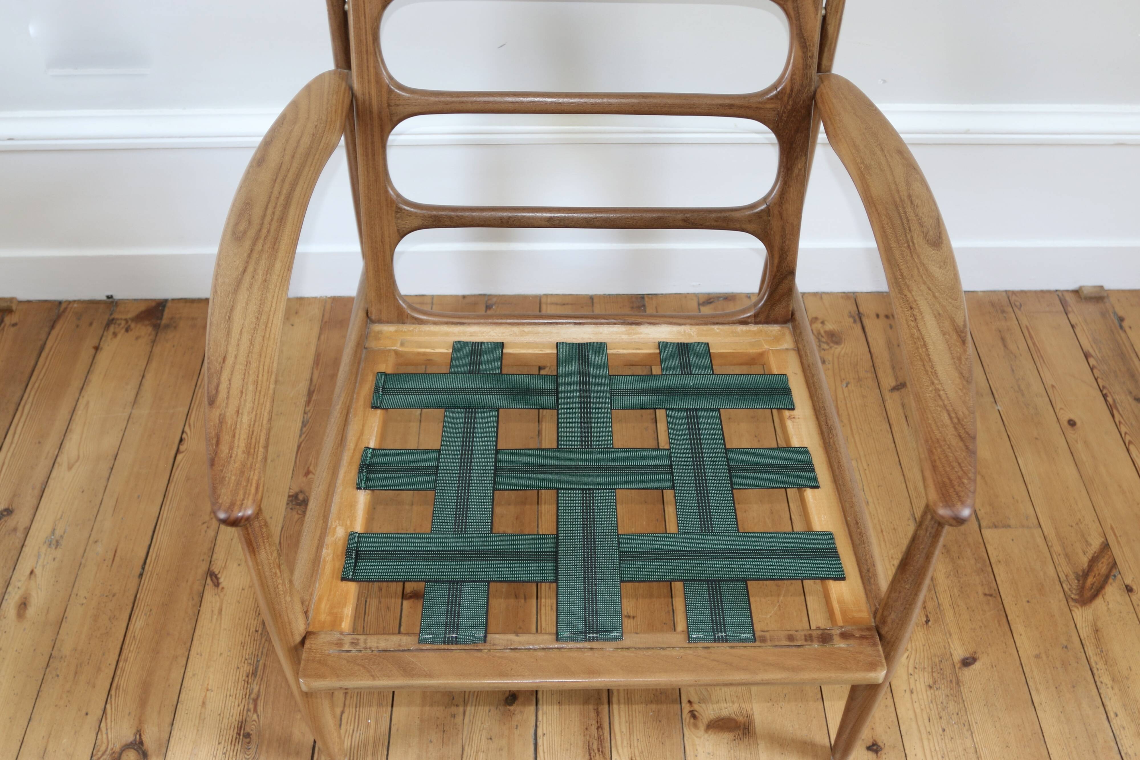Vintage Scandinavian teak armchair Grete Jalk 1960