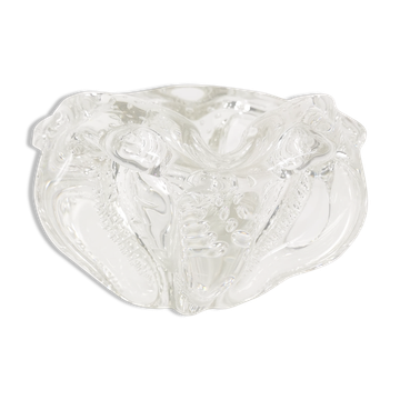 Glass organic ashtray, Sweden, 1960s